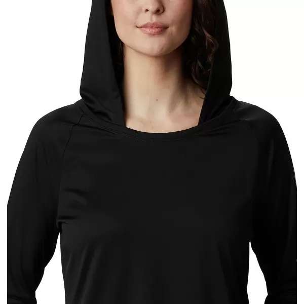 imageColumbia Womens Tidal Tee HoodieBlackCirrus Grey Logo