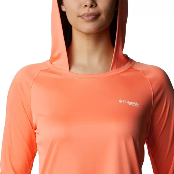imageColumbia Womens Tidal Tee HoodieBright NectarWhite Logo