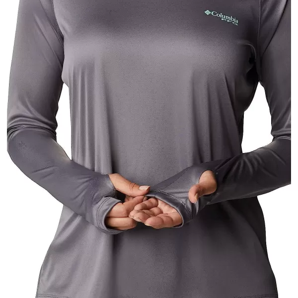 imageColumbia Womens Tidal Tee HoodieCity GreyMint Cay Logo