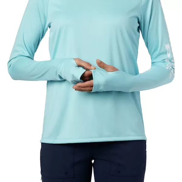 imageColumbia Womens Tidal Tee HoodieClear BlueWhite Logo