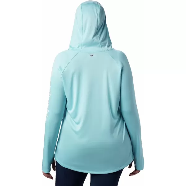 imageColumbia Womens Tidal Tee HoodieClear BlueWhite Logo