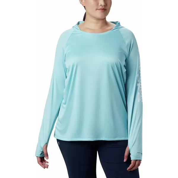imageColumbia Womens Tidal Tee HoodieClear BlueWhite Logo