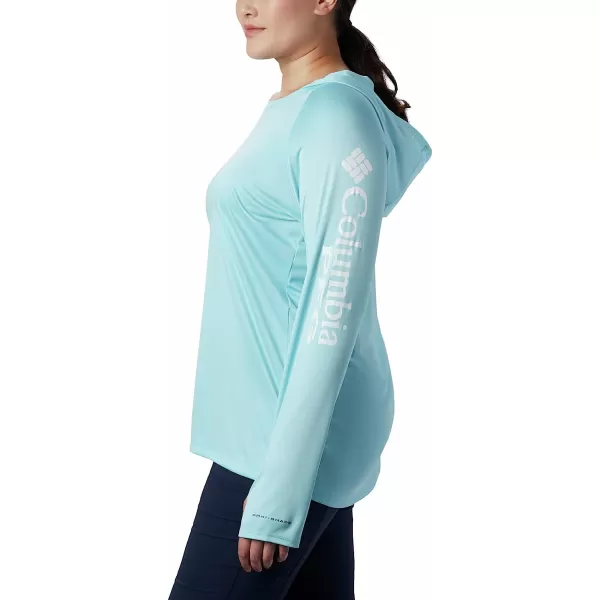 imageColumbia Womens Tidal Tee HoodieClear BlueWhite Logo
