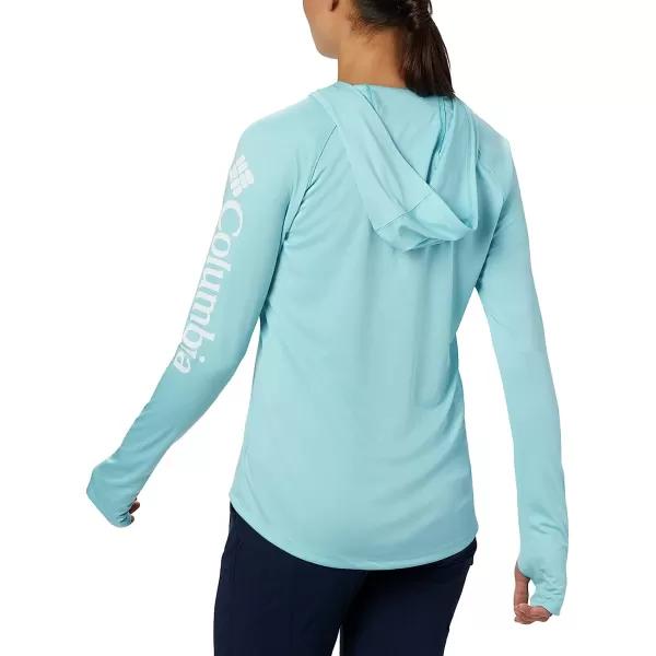 imageColumbia Womens Tidal Tee HoodieClear BlueWhite Logo