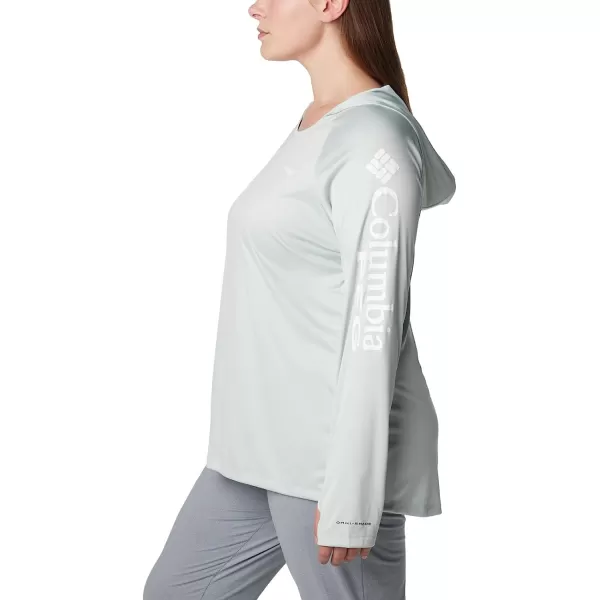 imageColumbia Womens Tidal Tee HoodieCool GreenWhite Logo