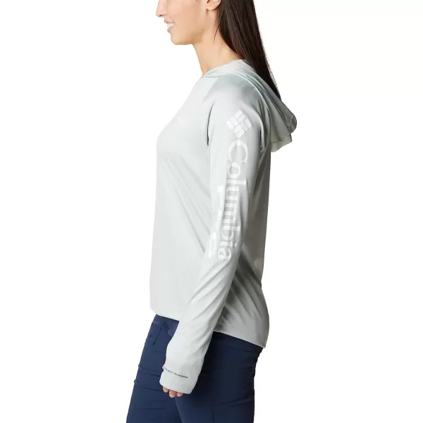 imageColumbia Womens Tidal Tee HoodieCool GreenWhite Logo