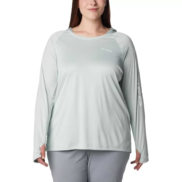 imageColumbia Womens Tidal Tee HoodieCool GreenWhite Logo
