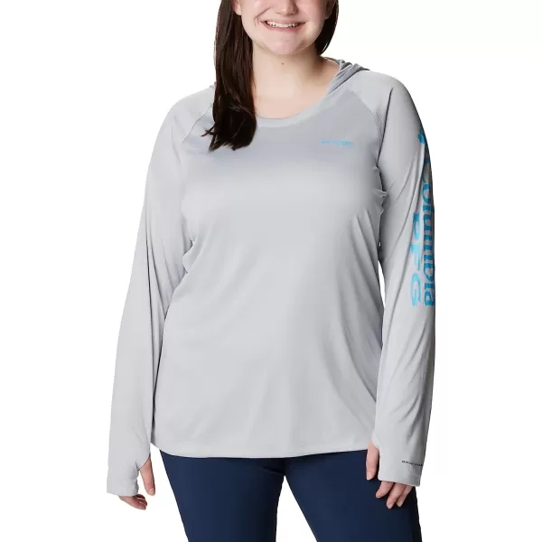 imageColumbia Womens Tidal Tee HoodieCool GreyRiptide Logo