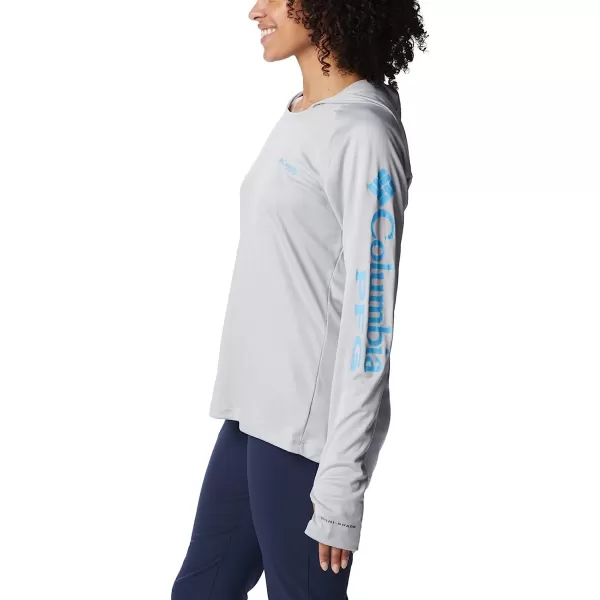 imageColumbia Womens Tidal Tee HoodieCool GreyRiptide Logo