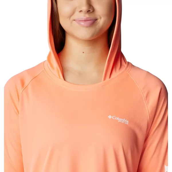 imageColumbia Womens Tidal Tee HoodieCoral GlowWhite Logo