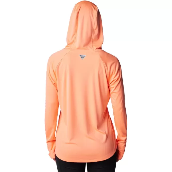 imageColumbia Womens Tidal Tee HoodieCoral GlowWhite Logo
