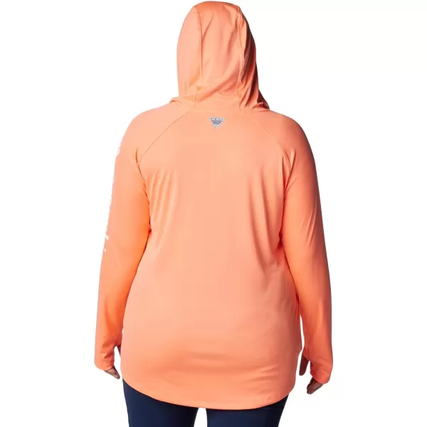 imageColumbia Womens Tidal Tee HoodieCoral GlowWhite Logo