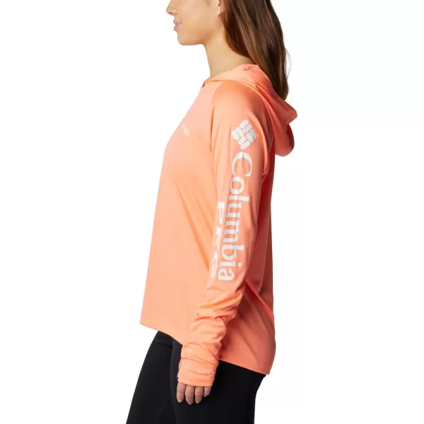imageColumbia Womens Tidal Tee HoodieCoral GlowWhite Logo