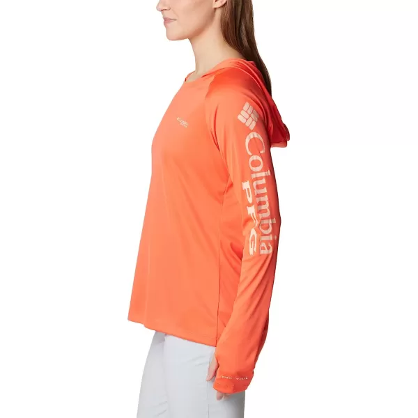 imageColumbia Womens Tidal Tee HoodieCorangeLight Coral Logo