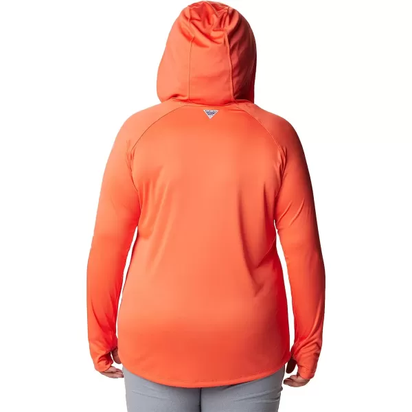 imageColumbia Womens Tidal Tee HoodieCorangeLight Coral Logo