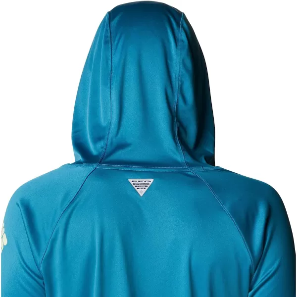 imageColumbia Womens Tidal Tee HoodieDeep MarineLight Lime Logo