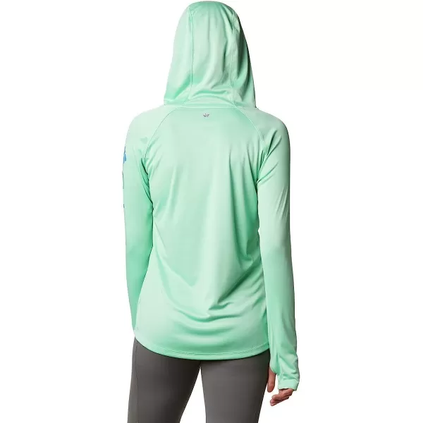 imageColumbia Womens Tidal Tee HoodieKelpStormy Blue Logo