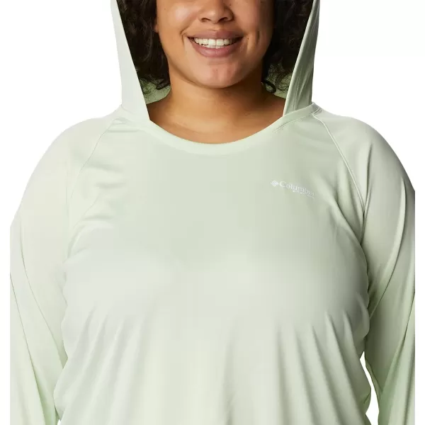 imageColumbia Womens Tidal Tee HoodieLight LimeWhite Logo