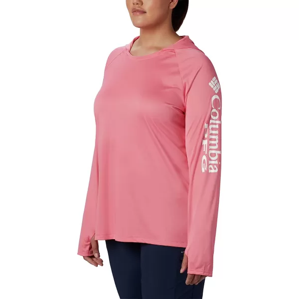 imageColumbia Womens Tidal Tee HoodieLollipopWhite Logo