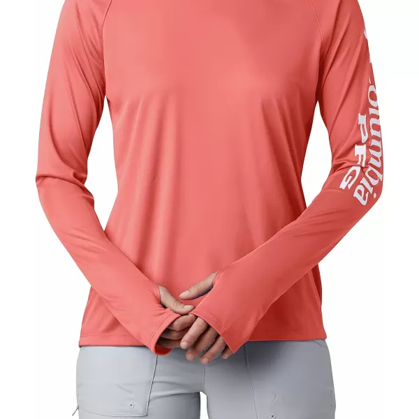 imageColumbia Womens Tidal Tee HoodieLychee White Logo