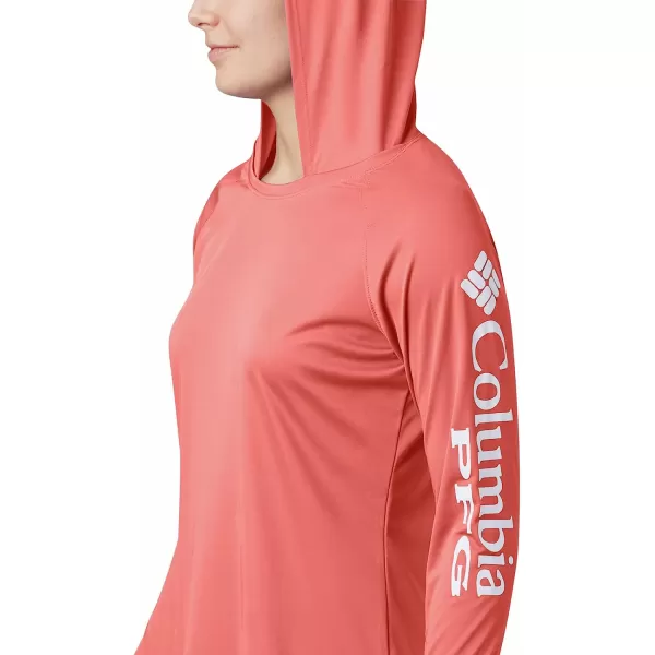 imageColumbia Womens Tidal Tee HoodieLychee White Logo