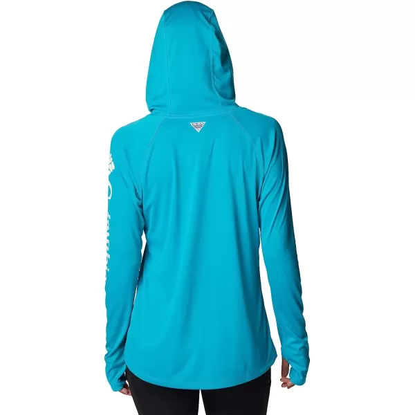 imageColumbia Womens Tidal Tee HoodieOcean TealWhite Logo