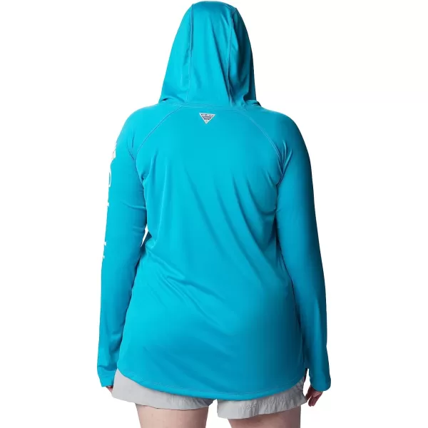 imageColumbia Womens Tidal Tee HoodieOcean TealWhite Logo