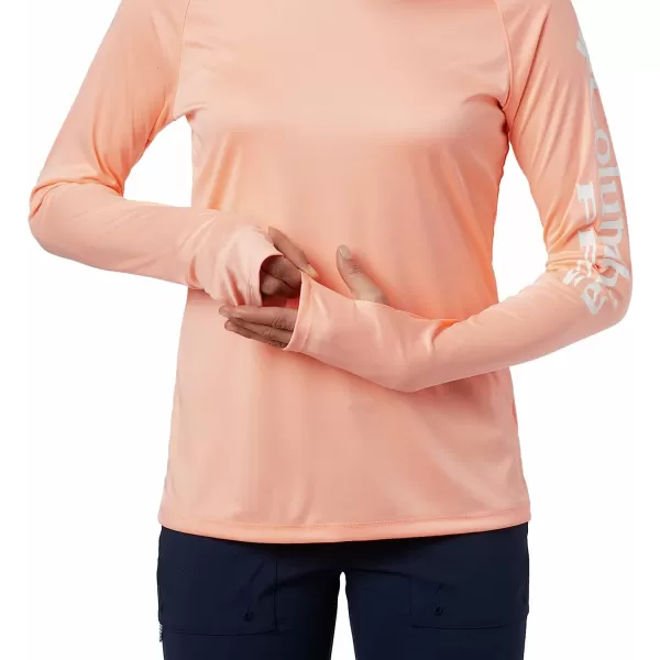 imageColumbia Womens Tidal Tee HoodieTiki PinkWhite Logo