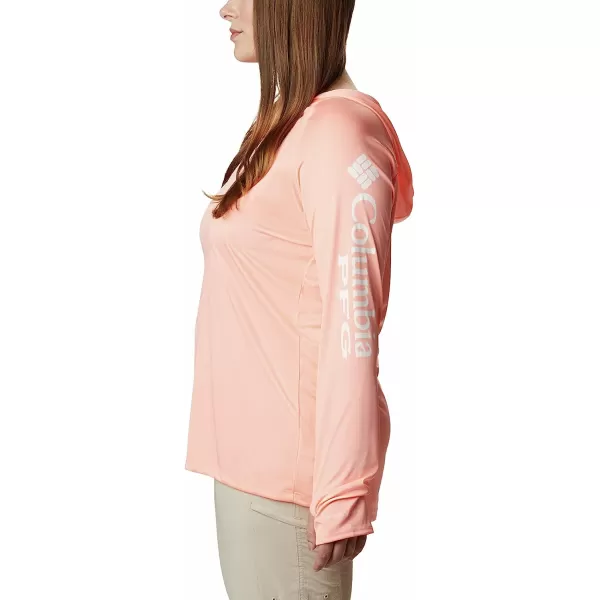 imageColumbia Womens Tidal Tee HoodieTiki PinkWhite Logo