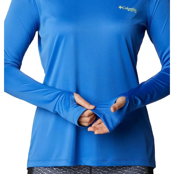 imageColumbia Womens Tidal Tee HoodieVivid BlueLime Glow