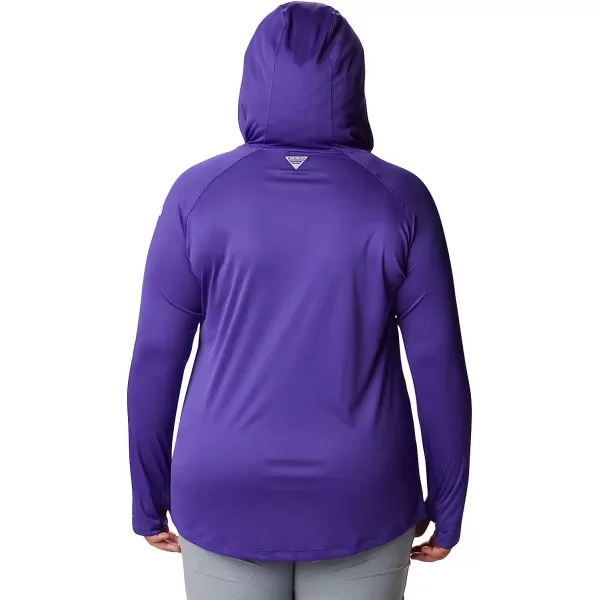 imageColumbia Womens Tidal Tee HoodieVivid PurpleWhite Logo