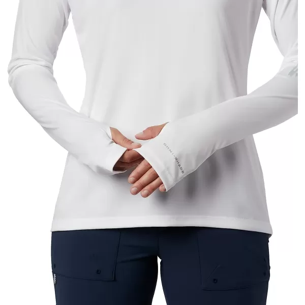 imageColumbia Womens Tidal Tee HoodieWhiteCirrus Grey Logo
