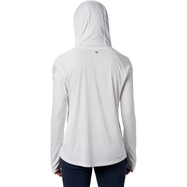 imageColumbia Womens Tidal Tee HoodieWhiteCirrus Grey Logo