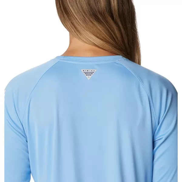 imageColumbia Womens Tidal Tee Ii Long SleeveAgateSatin Pink Logo