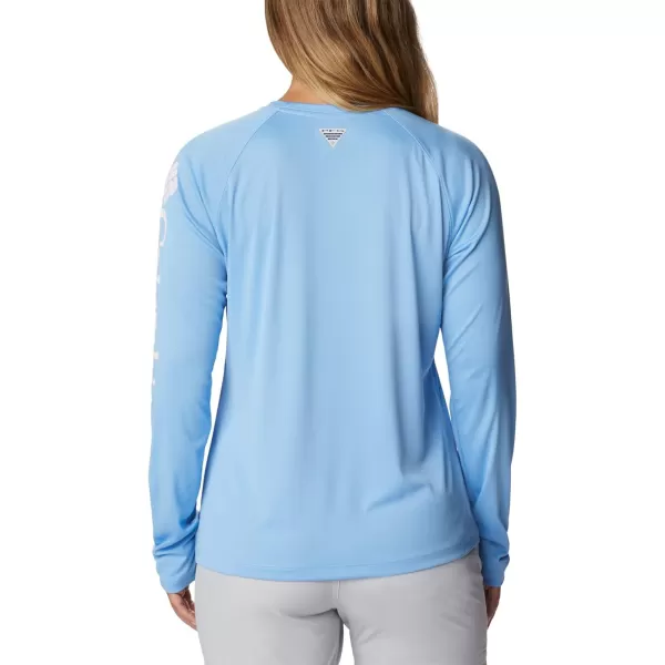 imageColumbia Womens Tidal Tee Ii Long SleeveAgateSatin Pink Logo