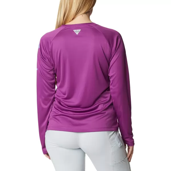 imageColumbia Womens Tidal Tee Ii Long SleeveBerry Jam Fairytale Logo