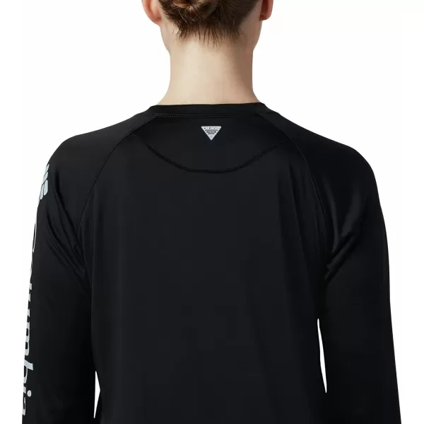 imageColumbia Womens Tidal Tee Ii Long SleeveBlack Cirrus Grey Logo