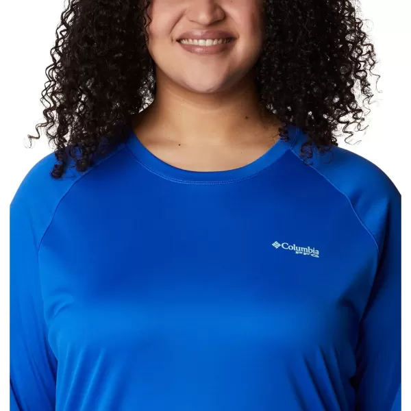 imageColumbia Womens Tidal Tee Ii Long SleeveBlue MacawGulf Stream Logo