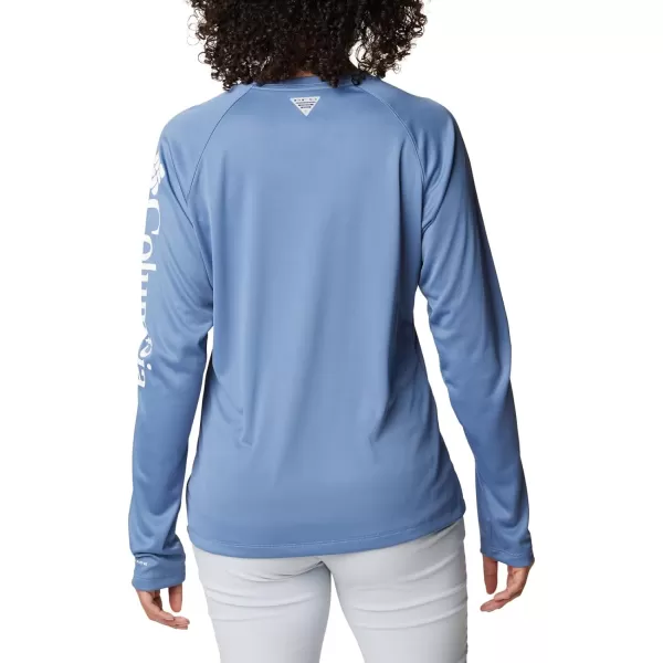 imageColumbia Womens Tidal Tee Ii Long SleeveBluestone White Logo