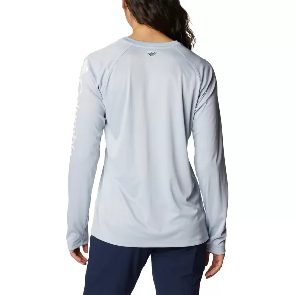 imageColumbia Womens Tidal Tee Ii Long SleeveCirrus Grey HeatherWhite Logo