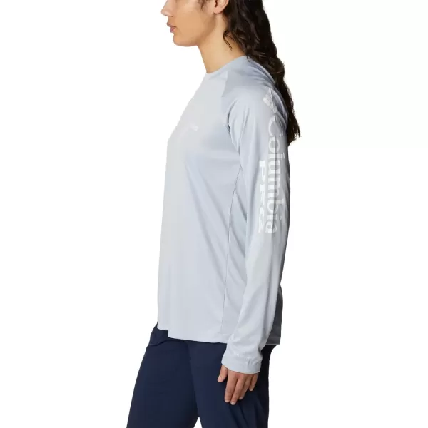 imageColumbia Womens Tidal Tee Ii Long SleeveCirrus Grey HeatherWhite Logo