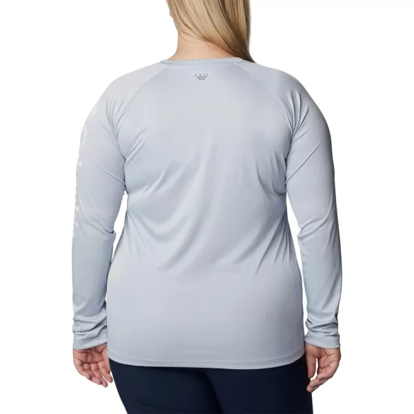 imageColumbia Womens Tidal Tee Ii Long SleeveCirrus Grey HeatherWhite Logo