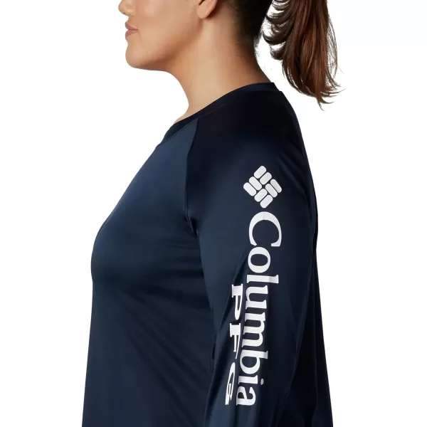 imageColumbia Womens Tidal Tee Ii Long SleeveCollegiate NavyWhite Logo