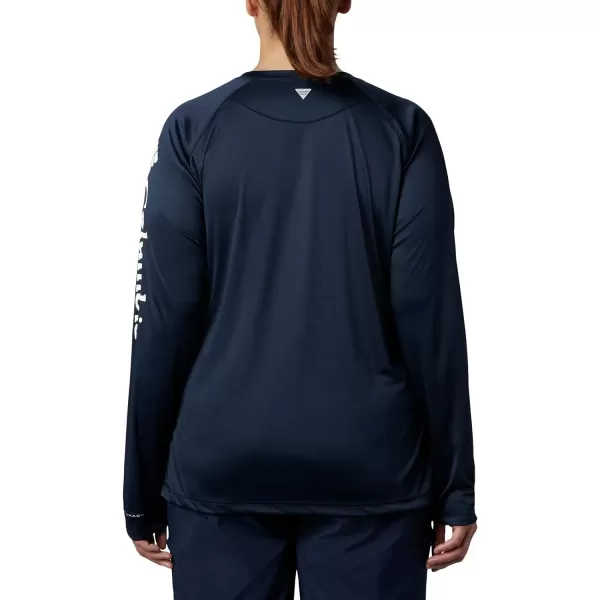 imageColumbia Womens Tidal Tee Ii Long SleeveCollegiate NavyWhite Logo