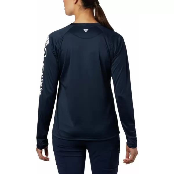 imageColumbia Womens Tidal Tee Ii Long SleeveCollegiate NavyWhite Logo