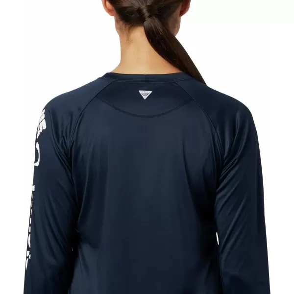 imageColumbia Womens Tidal Tee Ii Long SleeveCollegiate NavyWhite Logo