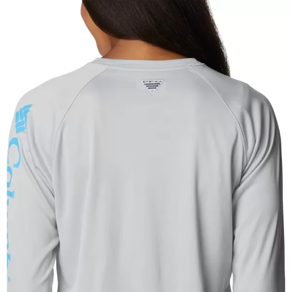 imageColumbia Womens Tidal Tee Ii Long SleeveCool GreyRiptide Logo
