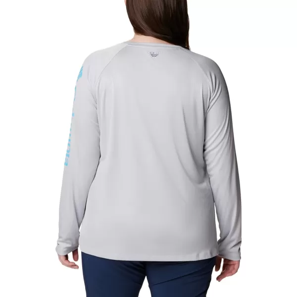 imageColumbia Womens Tidal Tee Ii Long SleeveCool GreyRiptide Logo