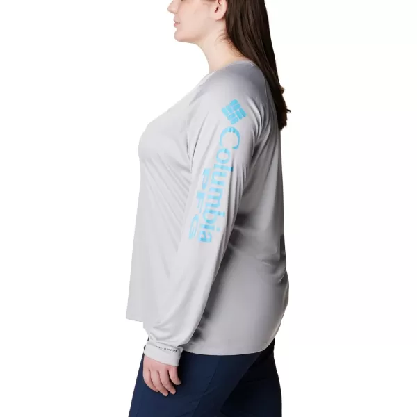 imageColumbia Womens Tidal Tee Ii Long SleeveCool GreyRiptide Logo
