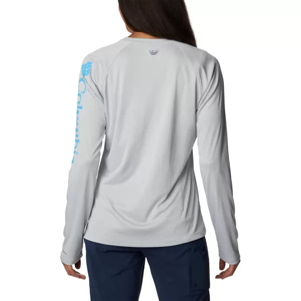 imageColumbia Womens Tidal Tee Ii Long SleeveCool GreyRiptide Logo